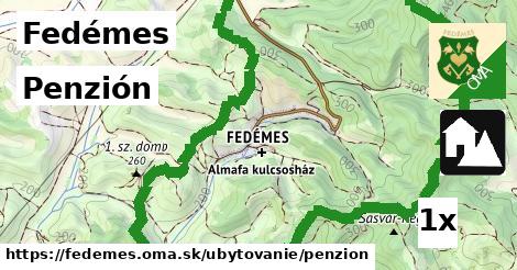 Penzión, Fedémes