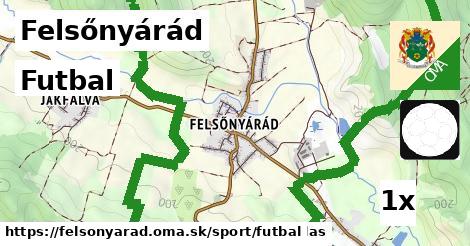 Futbal, Felsőnyárád