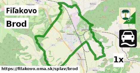 brod v Fiľakovo