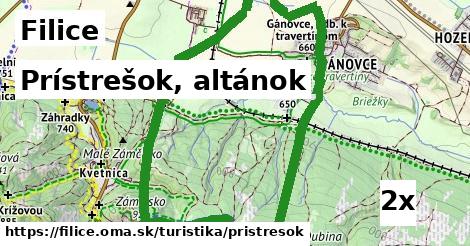 Prístrešok, altánok, Filice