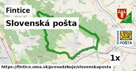 Slovenská pošta, Fintice