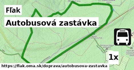 Autobusová zastávka, Fľak