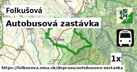 Autobusová zastávka, Folkušová