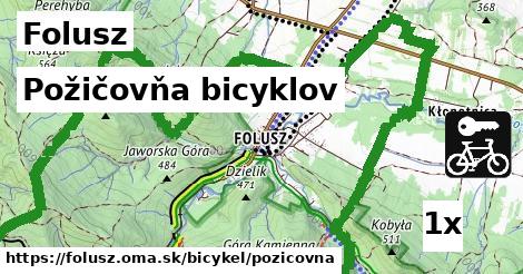 požičovňa bicyklov v Folusz