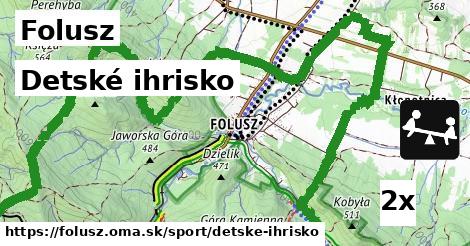 detské ihrisko v Folusz