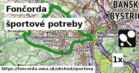 športové potreby, Fončorda