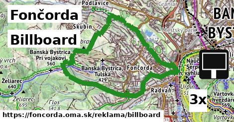 Billboard, Fončorda