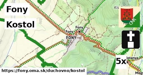 Kostol, Fony