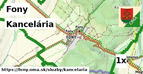 Kancelária, Fony