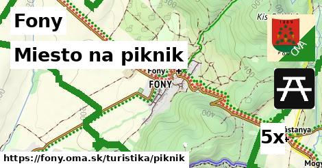 Miesto na piknik, Fony