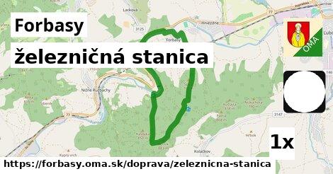 železničná stanica, Forbasy