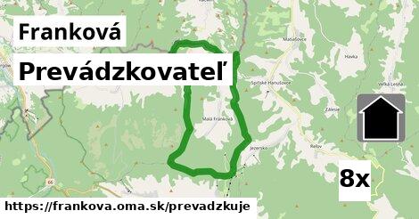 prevádzkovateľ v Franková