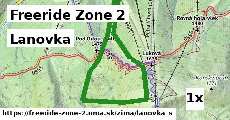 Lanovka, Freeride Zone 2
