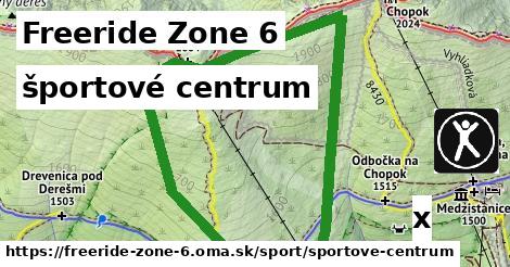 športové centrum, Freeride Zone 6