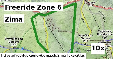 zima v Freeride Zone 6