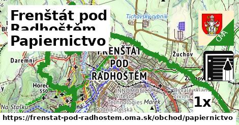 Papiernictvo, Frenštát pod Radhoštěm