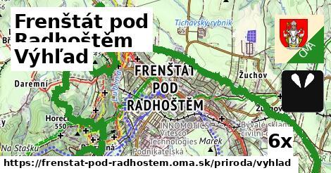 výhľad v Frenštát pod Radhoštěm