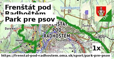 Park pre psov, Frenštát pod Radhoštěm