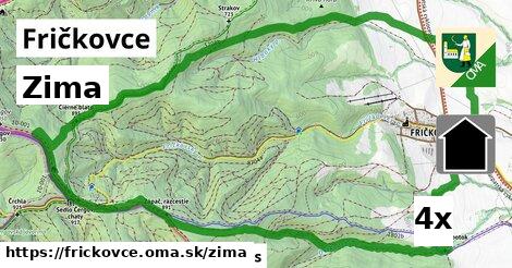 zima v Fričkovce