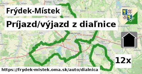 Príjazd/výjazd z diaľnice, Frýdek-Místek