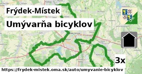 umývarňa bicyklov v Frýdek-Místek