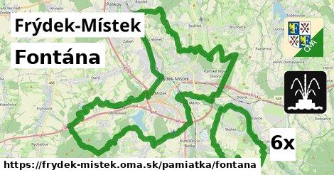 fontána v Frýdek-Místek