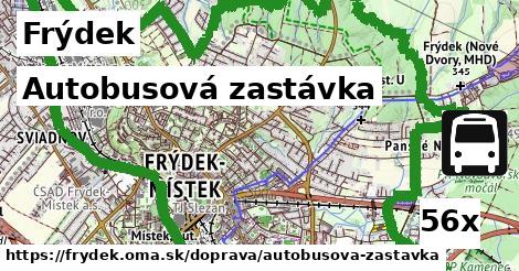 autobusová zastávka v Frýdek