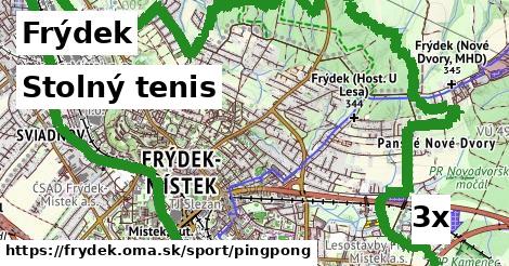 Stolný tenis, Frýdek