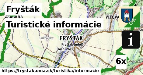 Turistické informácie, Fryšták