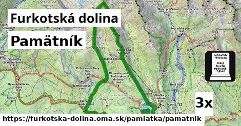 Pamätník, Furkotská dolina