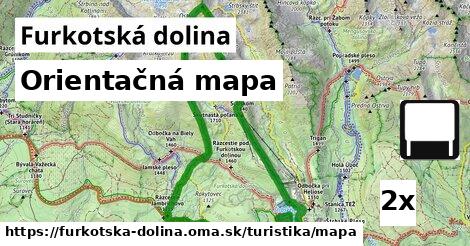 Orientačná mapa, Furkotská dolina