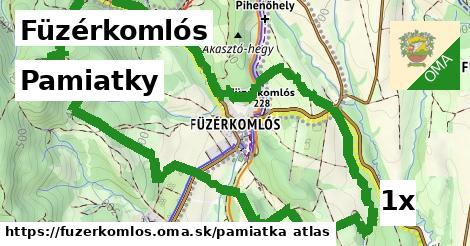 pamiatky v Füzérkomlós