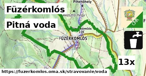 Pitná voda, Füzérkomlós