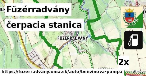 čerpacia stanica v Füzérradvány