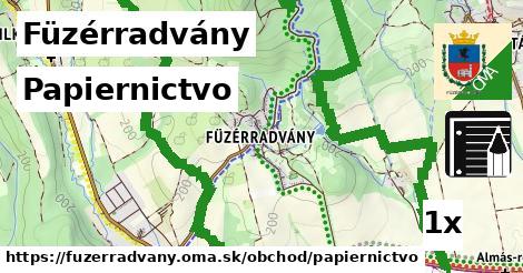 Papiernictvo, Füzérradvány