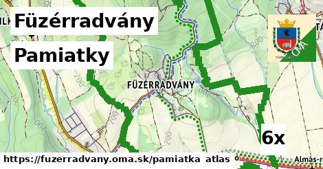 pamiatky v Füzérradvány