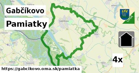 pamiatky v Gabčíkovo