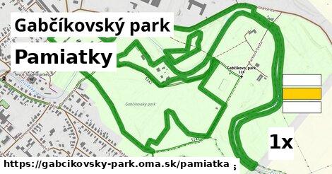 pamiatky v Gabčíkovský park