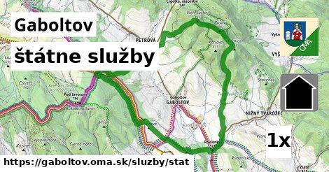 štátne služby v Gaboltov