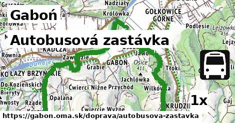 Autobusová zastávka, Gaboń
