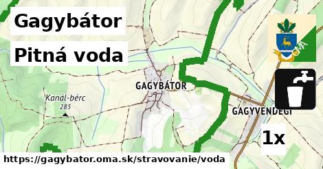 Pitná voda, Gagybátor