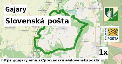 Slovenská pošta, Gajary