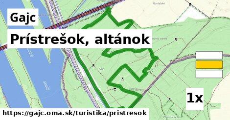 prístrešok, altánok v Gajc