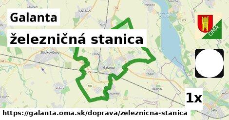 železničná stanica, Galanta