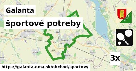 športové potreby, Galanta