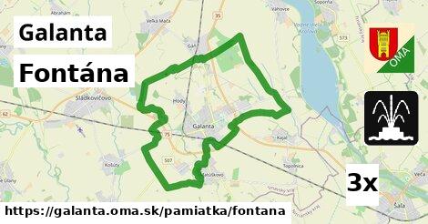 Fontána, Galanta