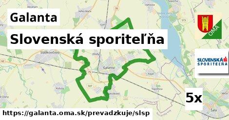 Slovenská sporiteľňa, Galanta