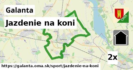 Jazdenie na koni, Galanta