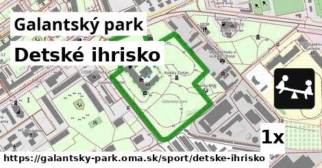 Detské ihrisko, Galantský park