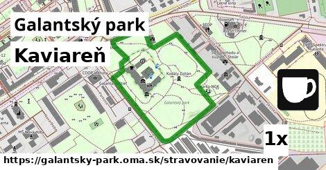 Kaviareň, Galantský park